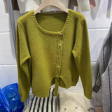 Women Knitwear Autumn and Winter Sweater Loose Knitted Cardigan