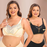 Full figure bra without wire lace
