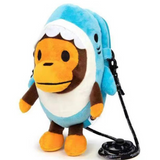 Baby milo children crossbody bag monkey shark crossbody shoulder bag
