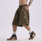 Men Shorts Paisley Casual Shorts Loose Couple Workwear Shorts