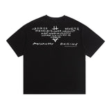 saint m t shirts s.m clown character graphic crew neck pullover short sleeve t-shirt