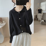 Women Knitwear Spring and Autumn Sweater Loose Knitted Cardigan