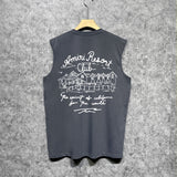 Amiri tank top sketch country printing