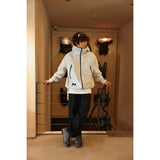 Unisex Jacket Shell Jacket Waterproof Wind-Resist Tool Wind-Resistant Hooded Jacket