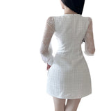 Women Maxi Dress Autumn and Winter Lace Long Sleeve Dress