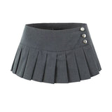 Women Skirt Summer Mini Pleated Skirt