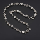 Chrome Hearts Necklace Dice Cross Vintage Cross Flower Men's and Women's Necklaces