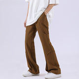 Women Sweatpants Casual Pants Men and Women Loose Straight Cargo Bootcut Pants