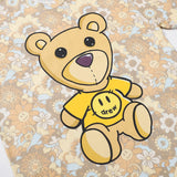 Drew house tshirt r d@ew cartoon floral bear graphic crew neck pullover short sleeve