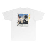 Gallery Dept T Shirt Retro Printed Loose Short-Sleeved Shirt