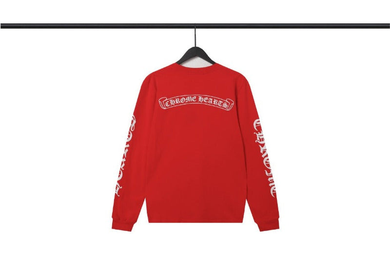 Chh Chrome Heart Long Sleeve Shirt Unisex Fashion Loose Long Sleeve Shirt