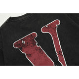 Vlone T Shirt Spring Summer Crew Neck Pullover Short Sleeve