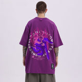 Men T Shirt Hip Hop Oversize Printed Short Sleeve T-shirt Half Sleeve Tee T-shirt