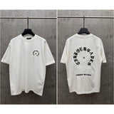 Ch hip-hop t shirts ch short-sleeved classic sanskrit horseshoe patch embroidertrendycasualeasiest for match