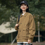 Unisex Shirts Autumn Workwear Jacket