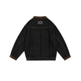 Unisex Jacket Denim Coat Autumn Retro Loose Design Jacket