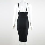 Women's Evening Dress Strap Belt Dress Sexy Slim Fit Bandage Dress