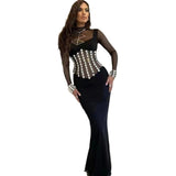 Women Dresses Autumn and Winter Long Sleeve Bandage Dress Party Dress (Ont0408)