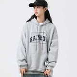 Unisex Hoodie Autumn Letters Print Hooded Sweater