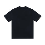 saint m t shirts s.m character & letter graphic crew neck short sleeve tee