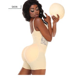 Shapewear Bodysuit Buttocks Lace Suspender Tie
