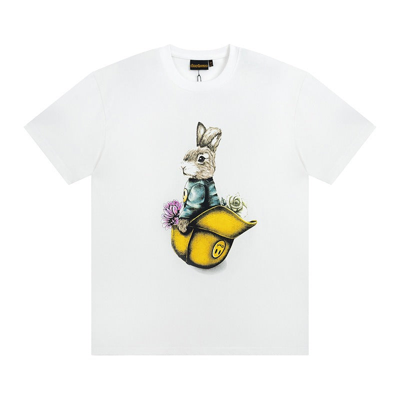 Drew house tshirt r collection d@ew cartoon series crew neck, pullover, short sleeve wholesale single piece