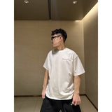 Ch hip-hop t shirts spring and summer ch cross printingloose short-sleeved t-shirt couple trendy