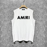 Amiri tank top thick flat simple letterprinting