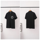 Ch hip-hop t shirts summerch american trendy high streetaccessible luxury cross embroider short sleeve easiest for match