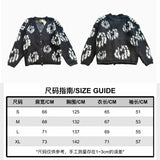 Saint m t sweater fall and winter s.m cobranded series pattern mohair sweater