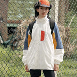 Unisex Shirts Fall Color-Blocking Jacket