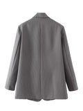 Women Suits Autumn Striped Suit Coat Suit Top