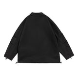 Unisex Jacket Vintage Overalls Jacket Men's and Women's Casual Suit Baggy Coat