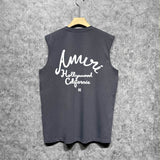 Amiri tank top california hollywood letterprinting