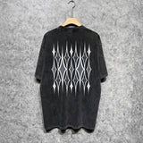 Amiri Washed Distressed T Shirt Printed Trendy Pure Cotton