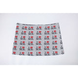 Ashleywilliams skirt waist slimming look short skirt i love me full printed women's a-line slimming look tutu skirt