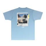Gallery Dept T Shirt Retro Printed Loose Short-Sleeved Shirt
