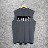 Amiri tank top six-pointed star printing