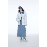 Unisex Jacket Autumn and Winter Retro Lapels Jacket Baggy Coat