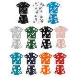 Denim Tears Outfit:T Shirt/Shorts (Separate Purchase Options) Puff Print Short Sleeve T-shirt Loose Couple Shorts Suit