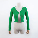 Women Sweater Knitwear Cardigan Women Spring Short Slim Fit Sweater