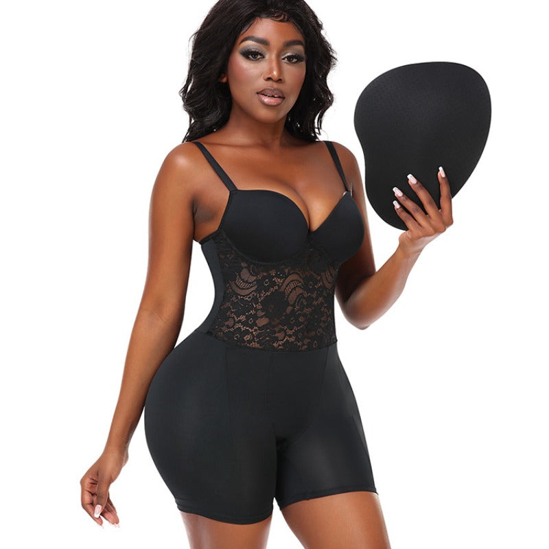 Shapewear bodysuit Butt-enhancing lace bodysuit