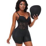 Shapewear bodysuit Butt-enhancing lace bodysuit