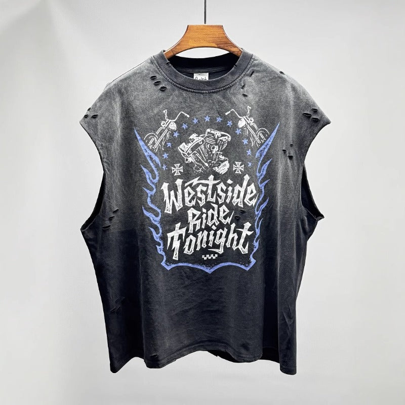saint m t shirts s.m. purple flame motorcycle limited edition crew neck pullover tank top