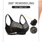 Full figure bra without wire lace