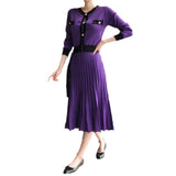 Women Maxi Dress Autumn and Winter Knitting Dress