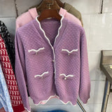 Women Knitwear Autumn and Winter V-neck Sweater Female Loose Knitted Cardigan