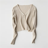 Women Cardigan Sweater Knitted Cardigan Autumn Top 8t712