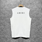 Amiri tank top small letter horizontal strip printing