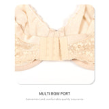 Full figure bra lace jacquard super thin